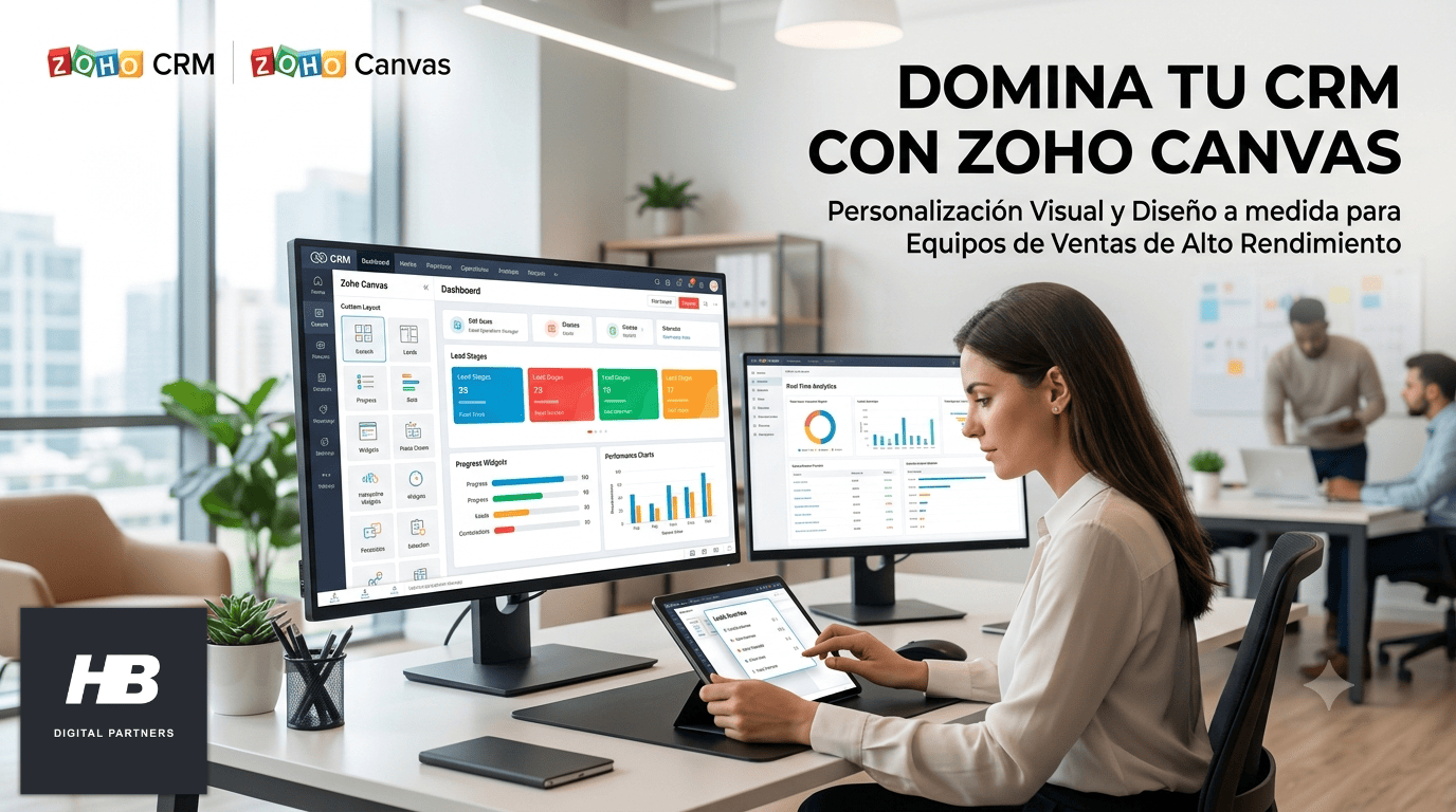 Zoho CRM Canvas: Cómo diseñar tu CRM a tu imagen (sin escribir una sola línea de código)